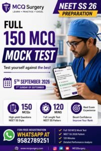 NEET SS Surgery Mock test 1