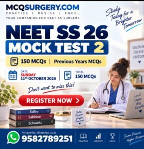 neet ss 150 mcqs mock test 2